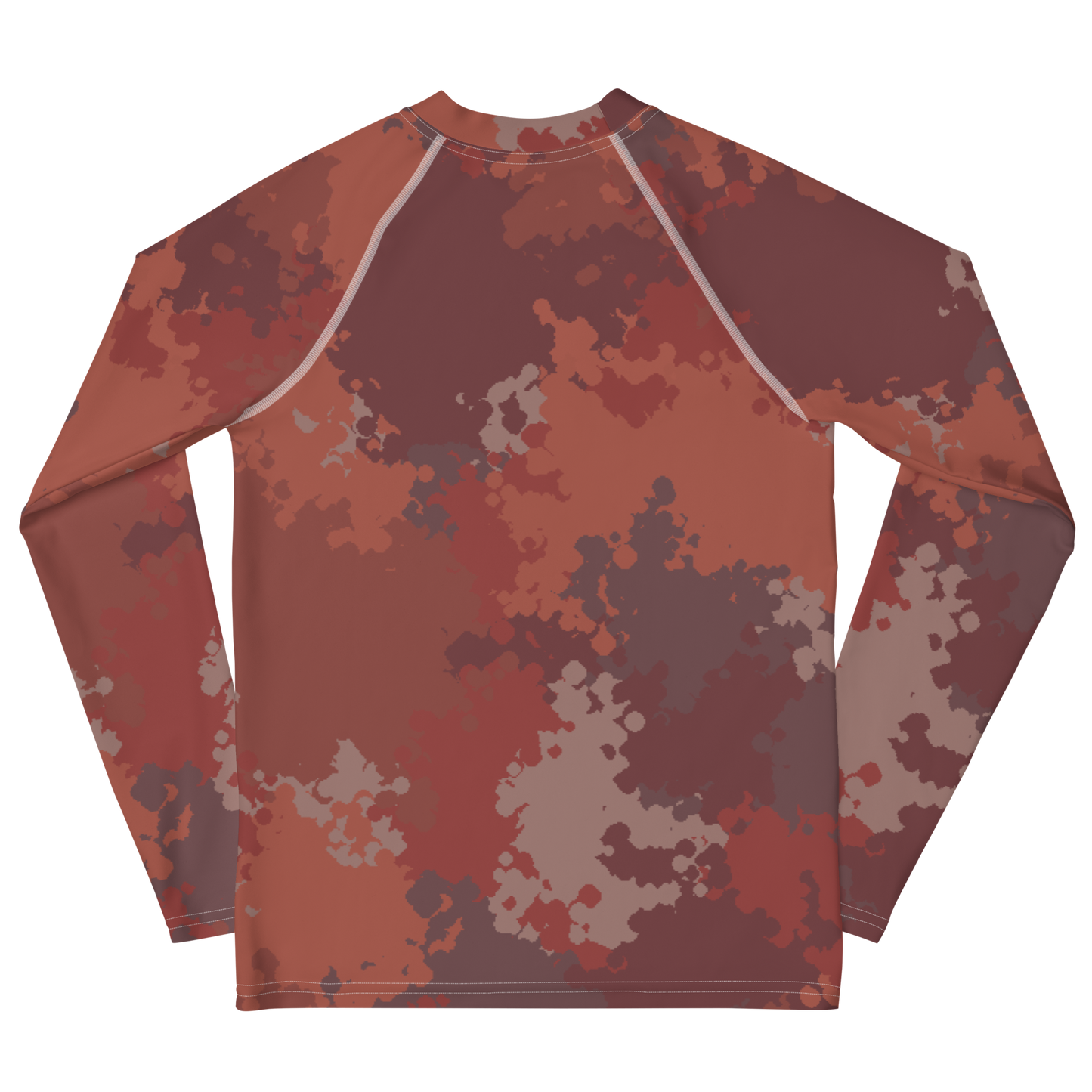 Michigan Upper Peninsula Rash Guard (w/ UP Outline) | Youth - Ore Dock Red