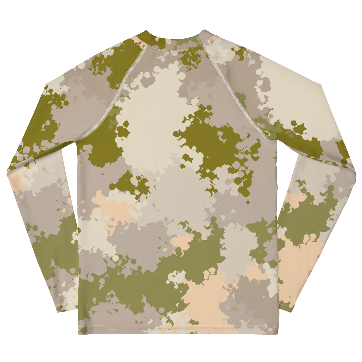 Michigan Upper Peninsula Rash Guard (w/ UP Outline) | Youth - Army Green