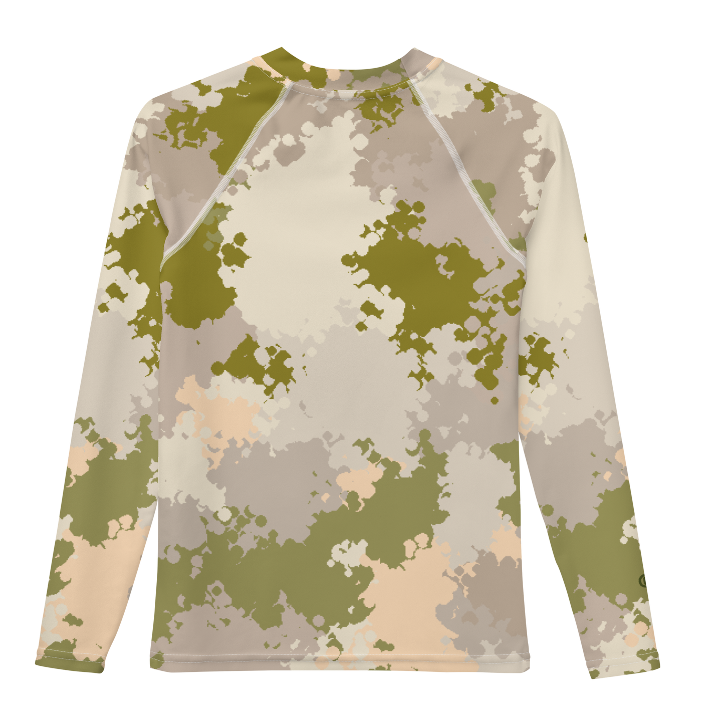 Michigan Upper Peninsula Rash Guard (w/ UP Outline) | Youth - Army Green