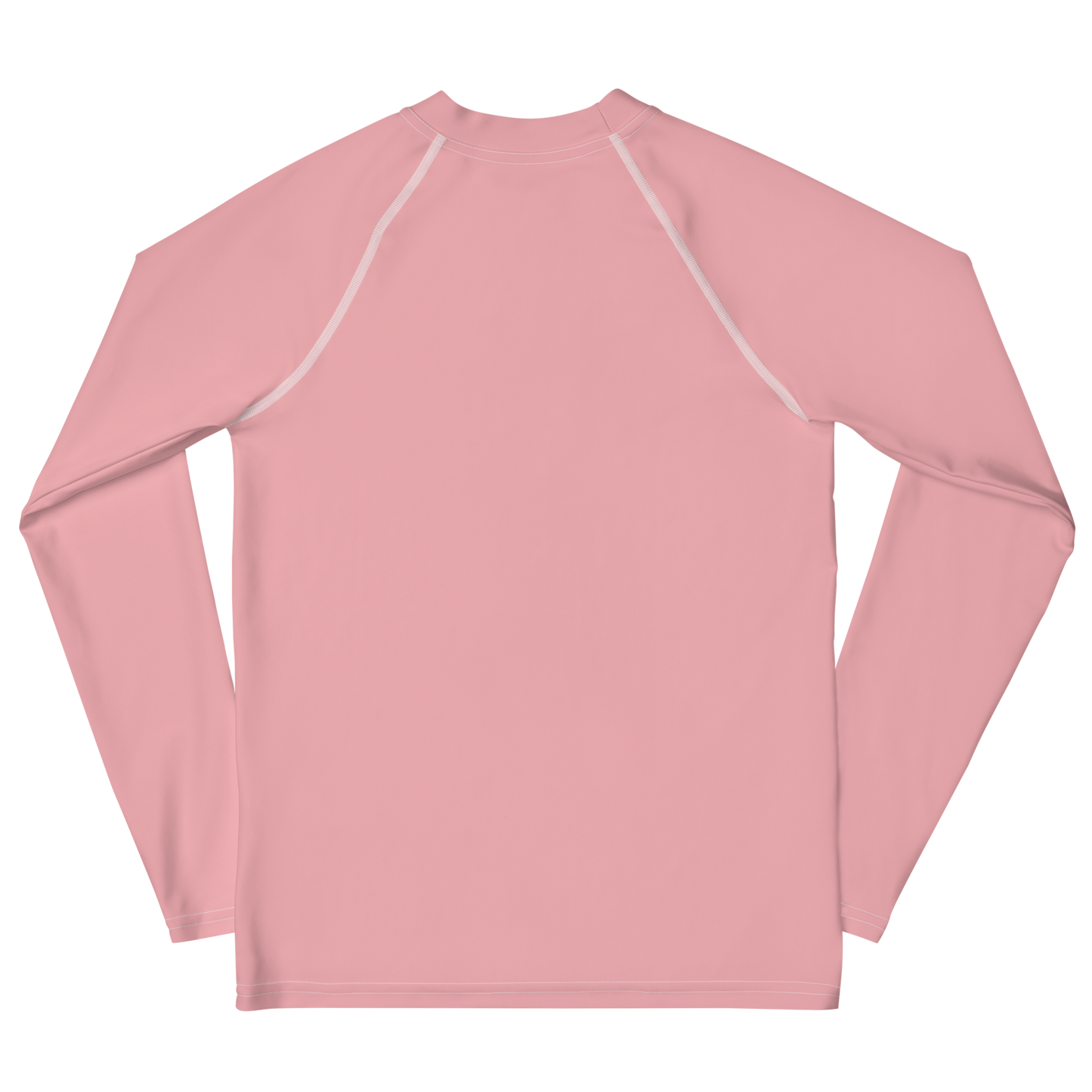 Michigan Upper Peninsula Rash Guard (w/ UP Outline) | Youth - Strawberry Pink