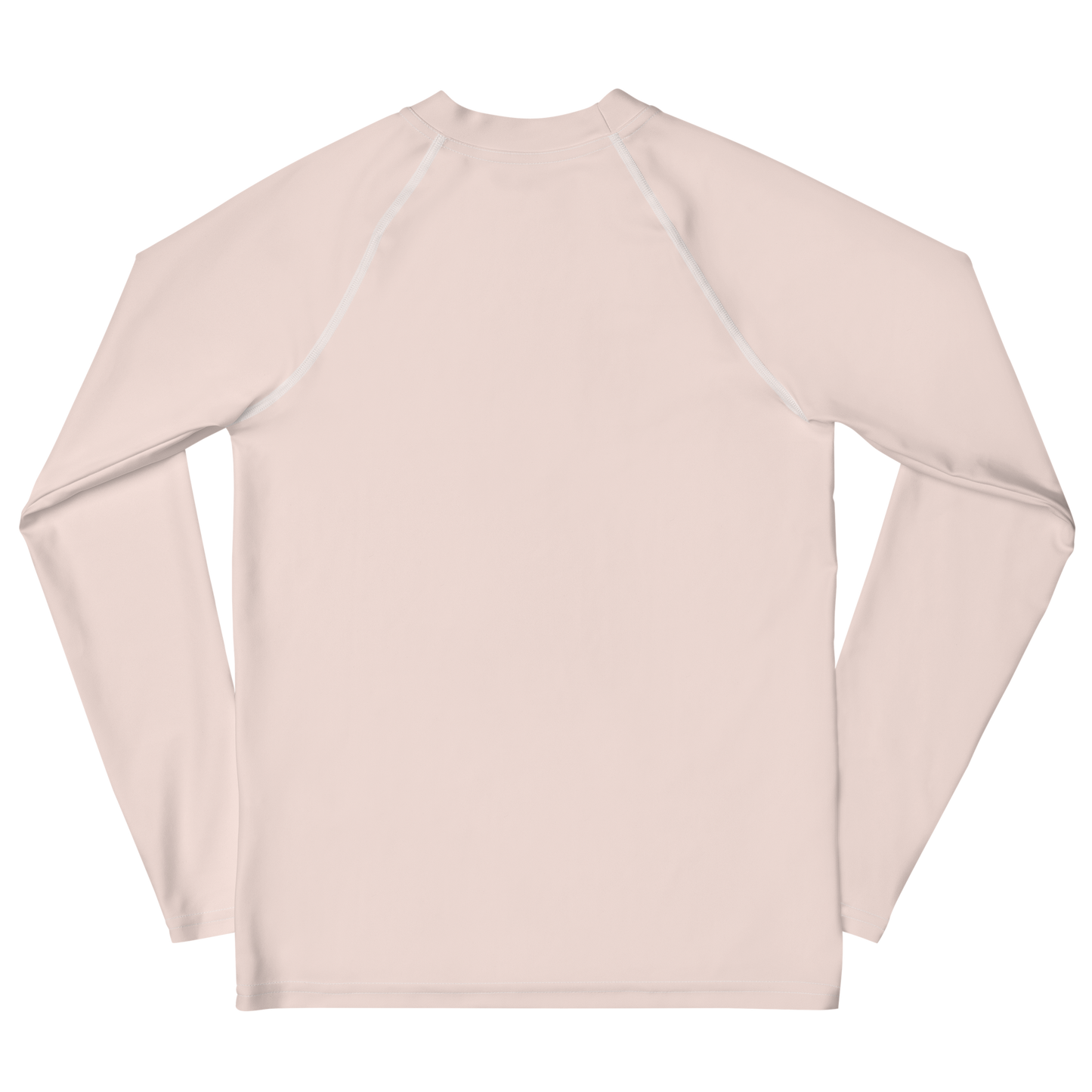 Michigan Upper Peninsula Rash Guard (w/ UP Outline) | Youth - Champagne Pink