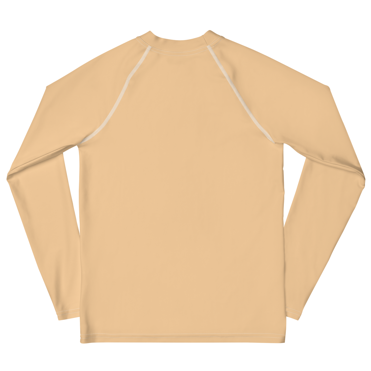 Michigan Upper Peninsula Rash Guard (w/ UP Outline) | Youth - Pale Apricot