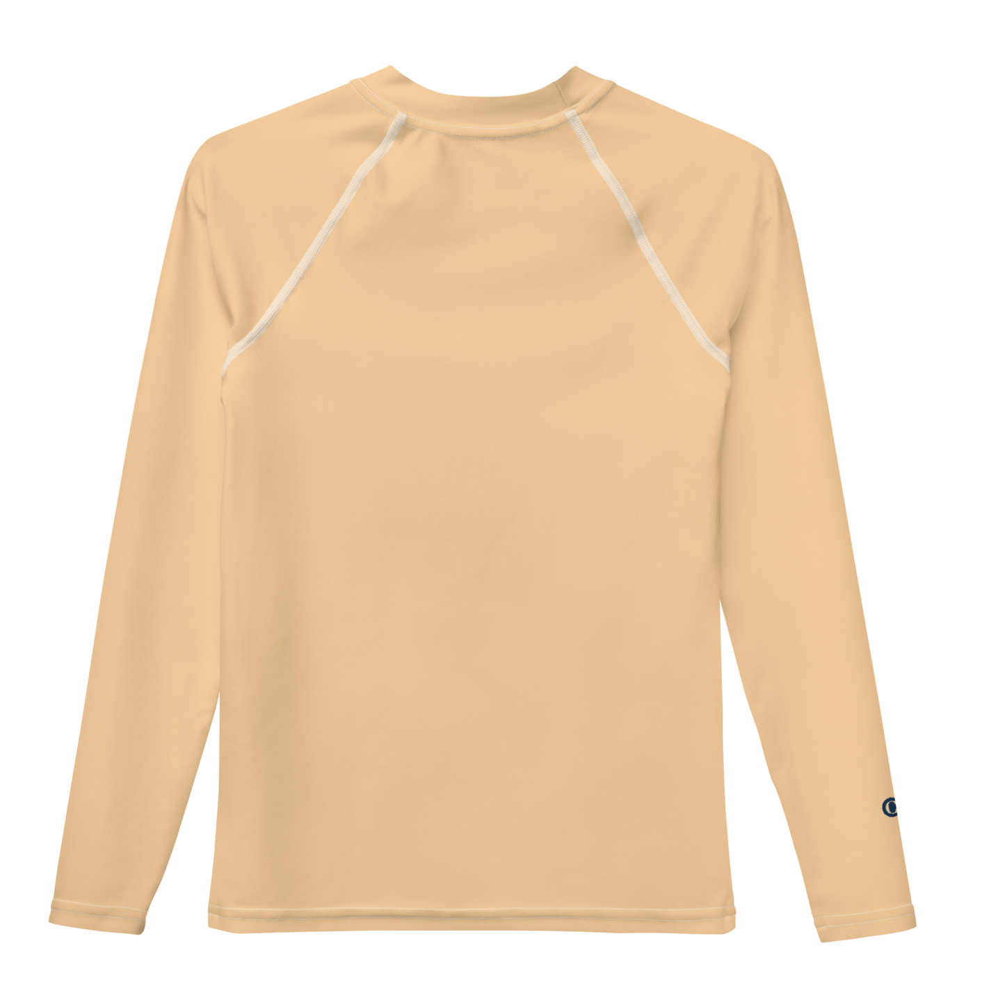 Michigan Upper Peninsula Rash Guard (w/ UP Outline) | Youth - Pale Apricot