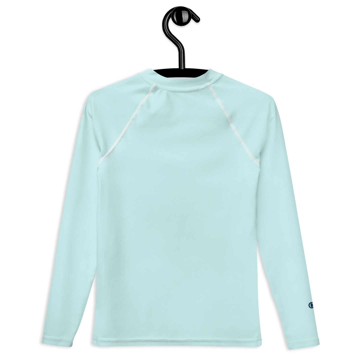 Michigan Upper Peninsula Rash Guard (w/ UP Outline) | Youth - Cyan