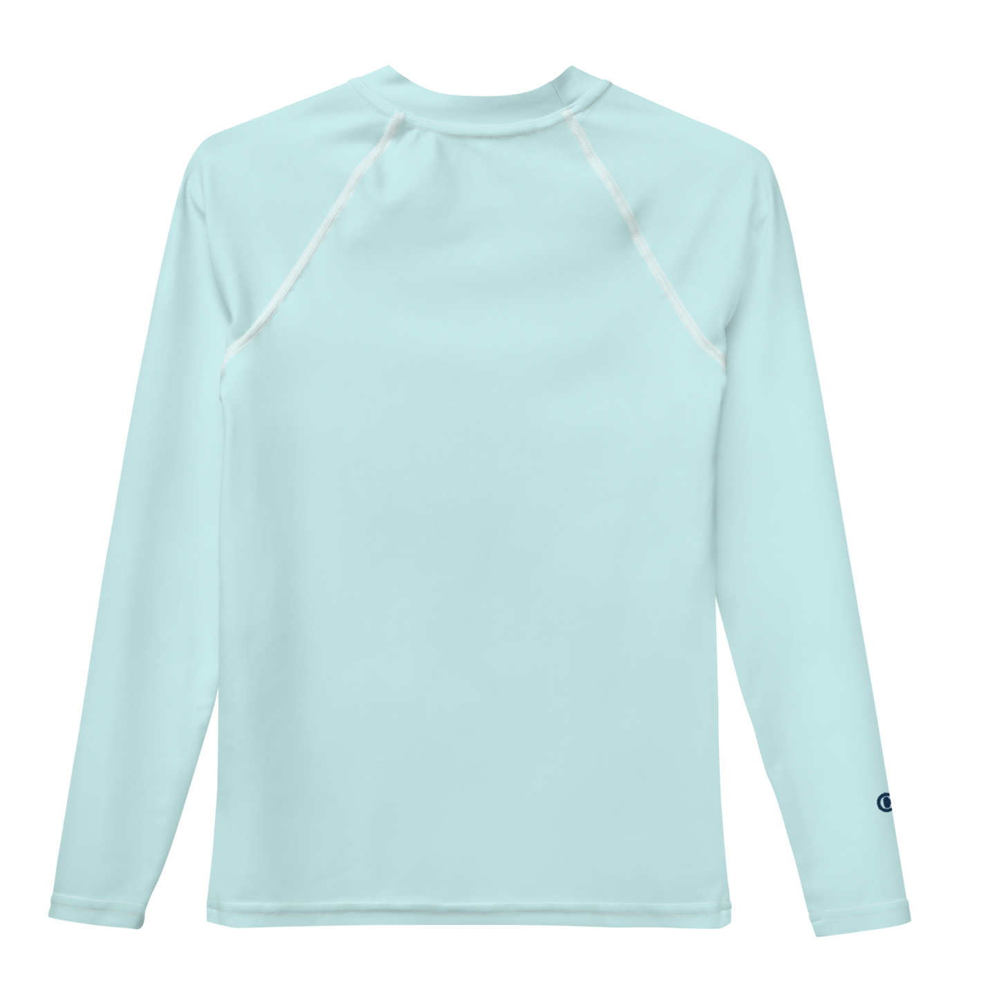 Michigan Upper Peninsula Rash Guard (w/ UP Outline) | Youth - Cyan