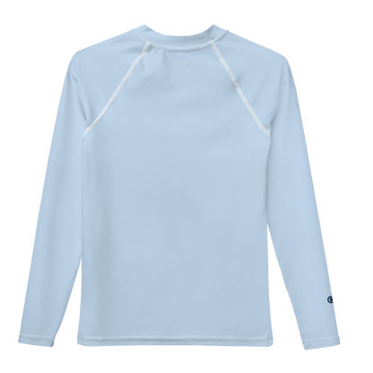 Michigan Upper Peninsula Rash Guard (w/ UP Outline) | Youth - Light Blue