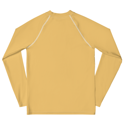 Michigan Upper Peninsula Rash Guard (w/ UP Outline) | Youth - Citrine