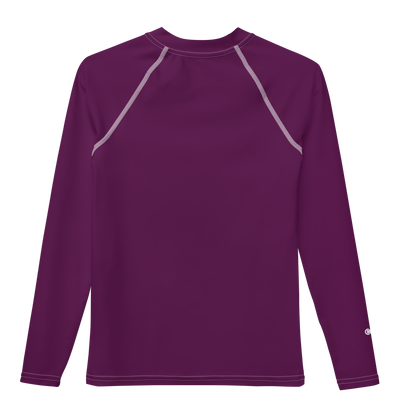 Michigan Upper Peninsula Rash Guard (w/ UP USA Flag) | Youth - Tyrian Purple