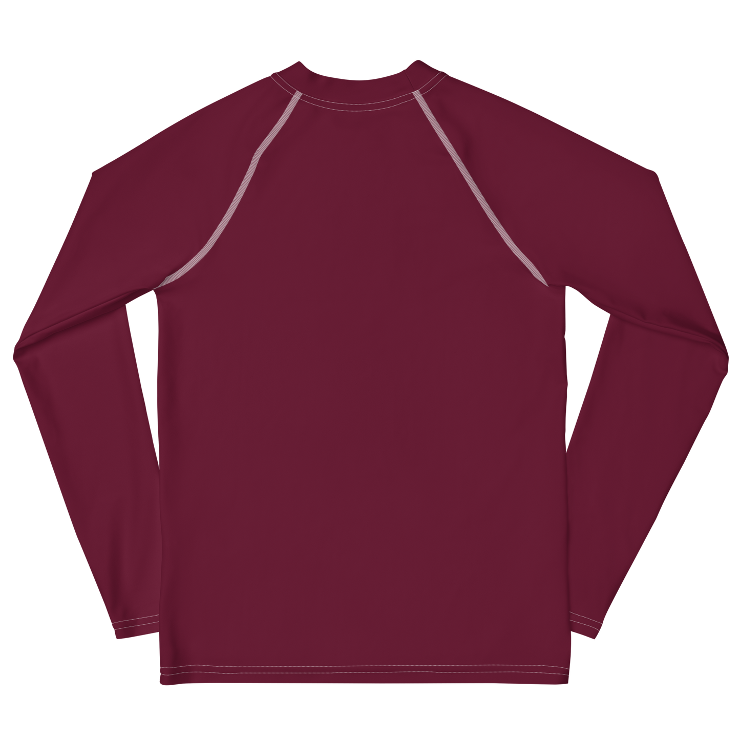 Michigan Upper Peninsula Rash Guard (w/ UP USA Flag) | Youth - Old Mission Burgundy