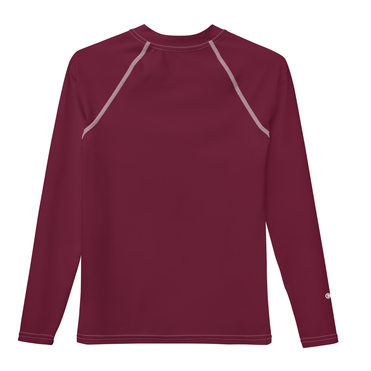 Michigan Upper Peninsula Rash Guard (w/ UP USA Flag) | Youth - Old Mission Burgundy