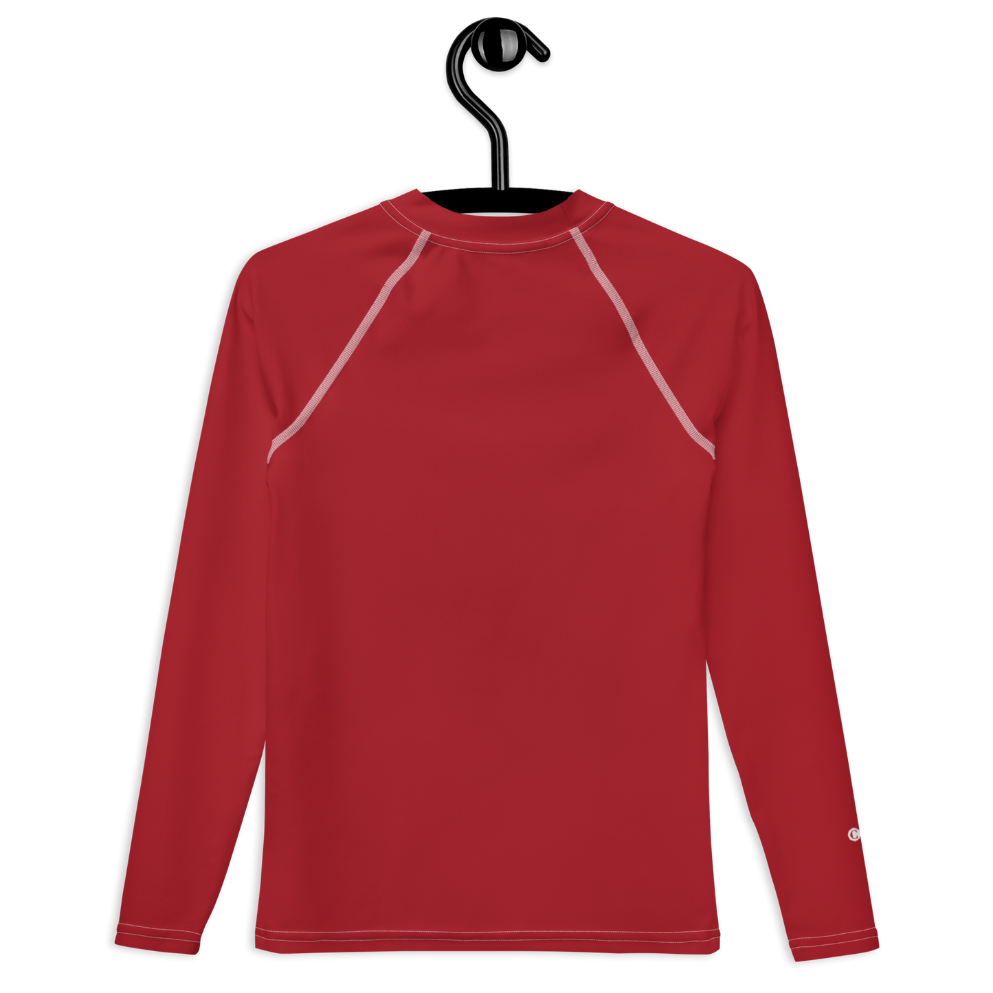 Michigan Upper Peninsula Rash Guard (w/ UP USA Flag) | Youth - Thimbleberry Red