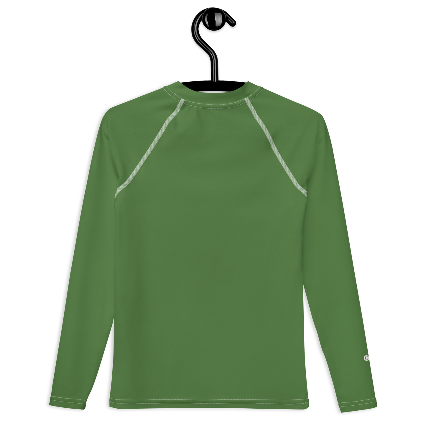 Michigan Upper Peninsula Rash Guard (w/ UP USA Flag) | Youth - Pine Green