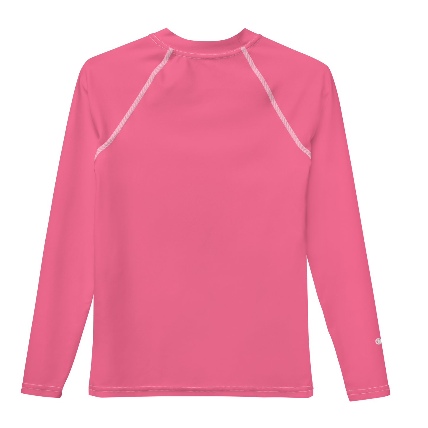 Michigan Upper Peninsula Rash Guard (w/ UP USA Flag) | Youth - Rhodochrosite Pink