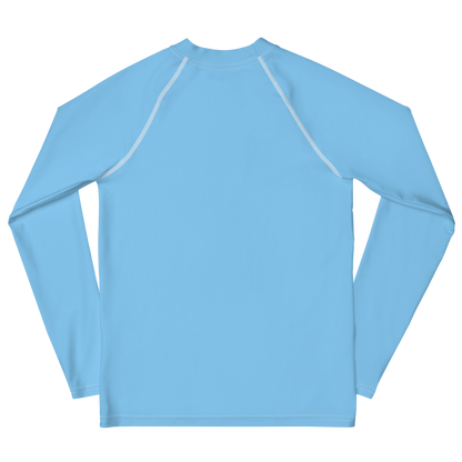 Michigan Upper Peninsula Rash Guard (w/ UP USA Flag) | Youth - DTW Blue