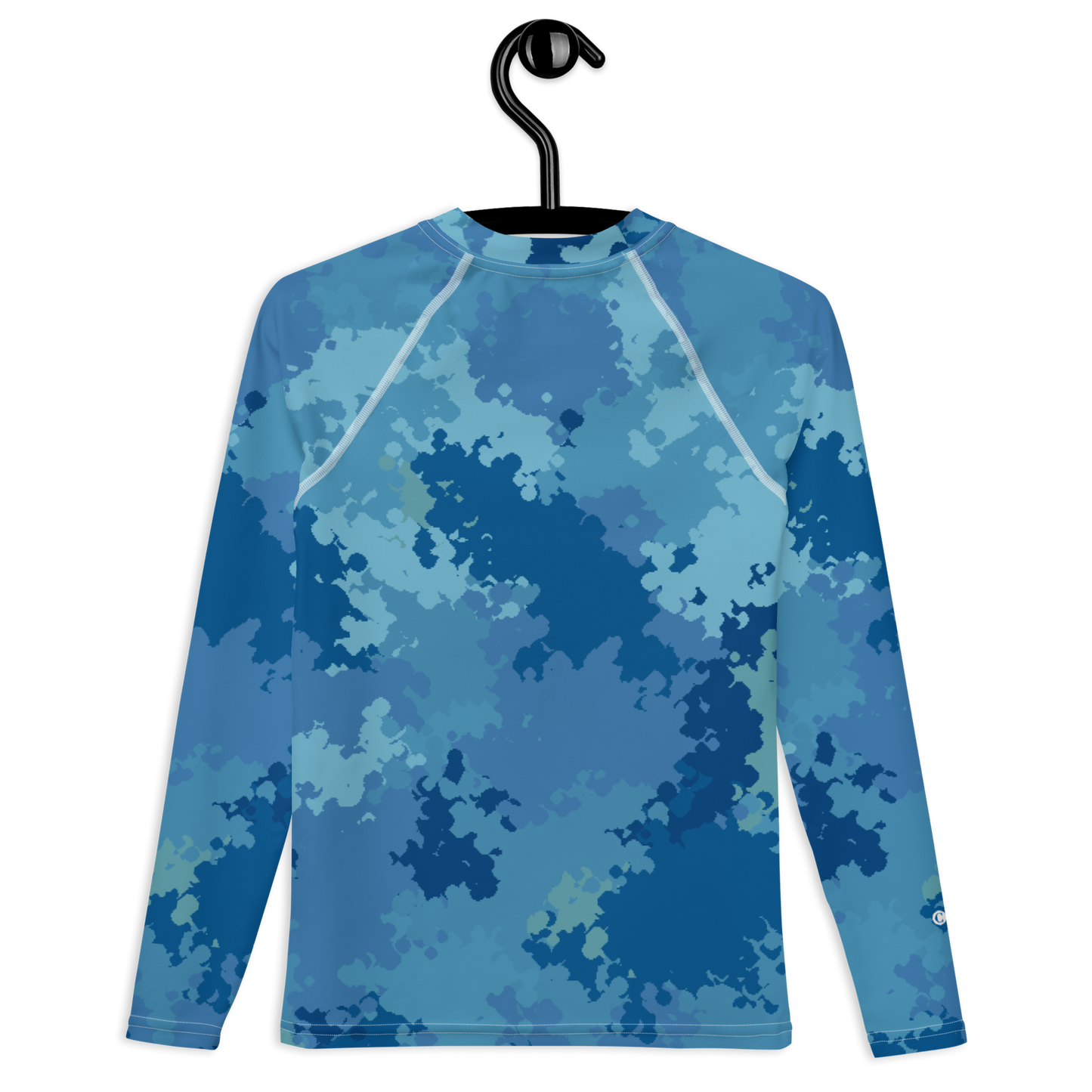 Michigan Upper Peninsula Rash Guard (w/ UP USA Flag) | Youth - Great Lakes Camo