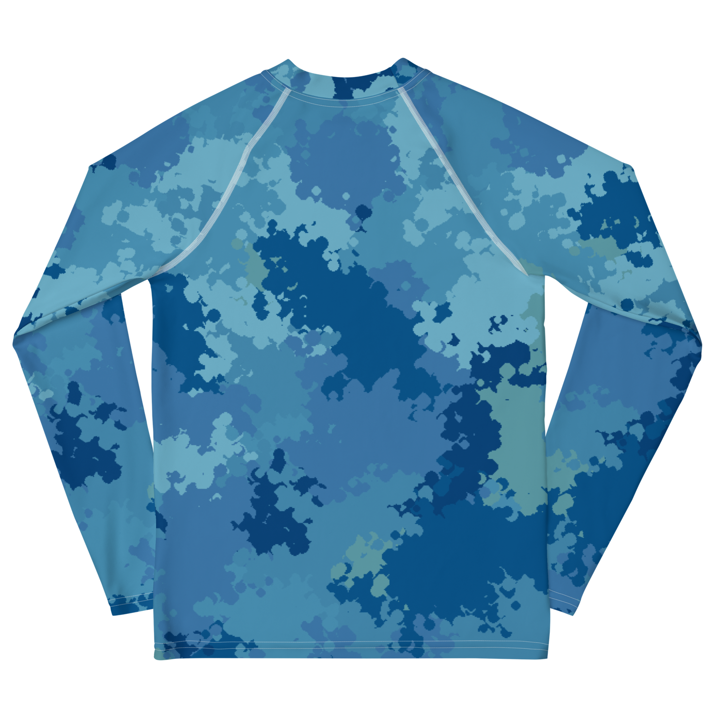 Michigan Upper Peninsula Rash Guard (w/ UP USA Flag) | Youth - Great Lakes Camo