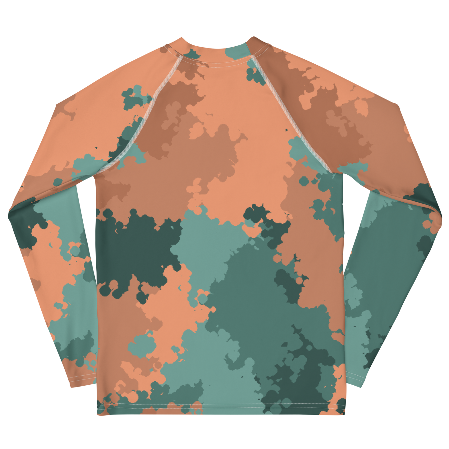 Michigan Upper Peninsula Rash Guard (w/ UP USA Flag) | Youth - Copper Country Camo