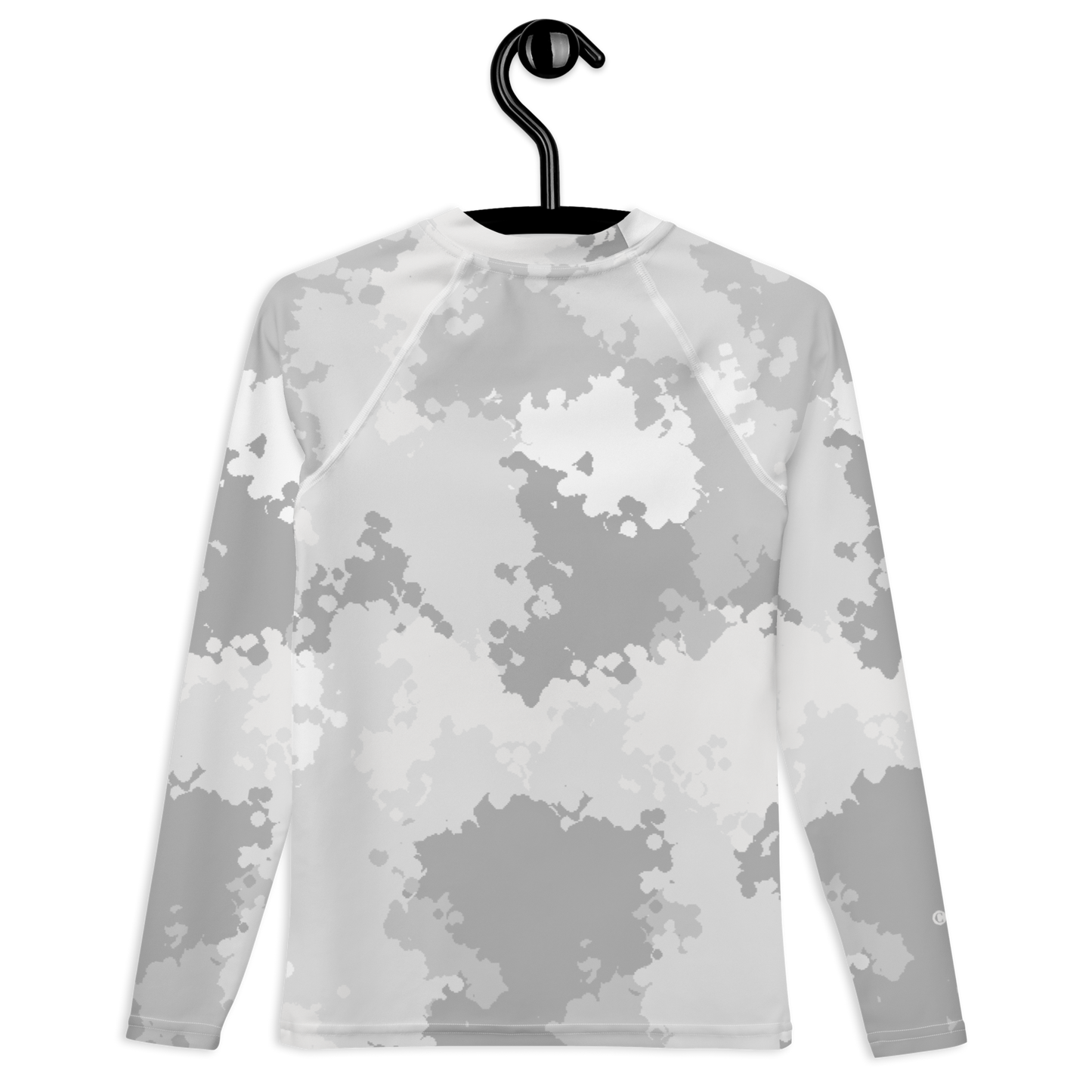 Michigan Upper Peninsula Rash Guard (w/ UP USA Flag) | Youth - Snow Camo