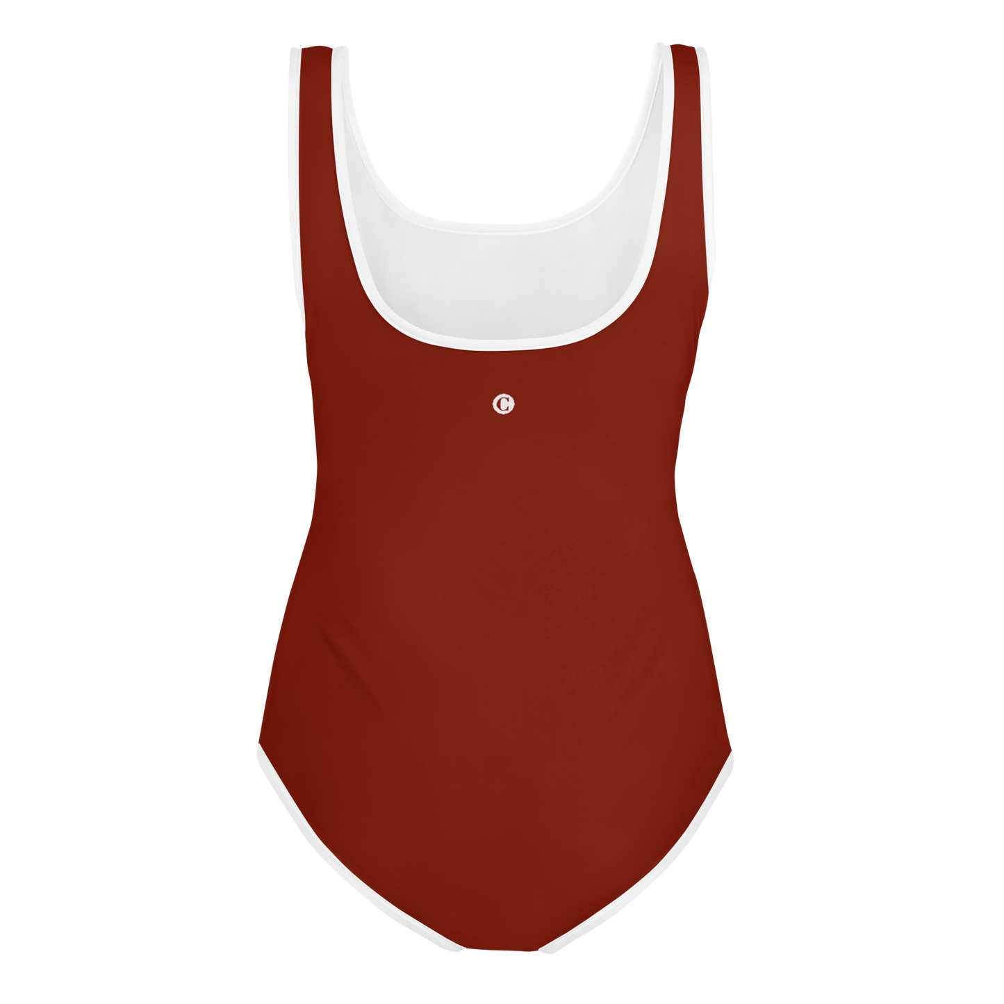 Michigan Upper Peninsula Youth Swimsuit (w/ UP Outline) | Cherryland Red