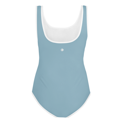 Michigan Upper Peninsula Youth Swimsuit (w/ UP Outline) | Opal Blue