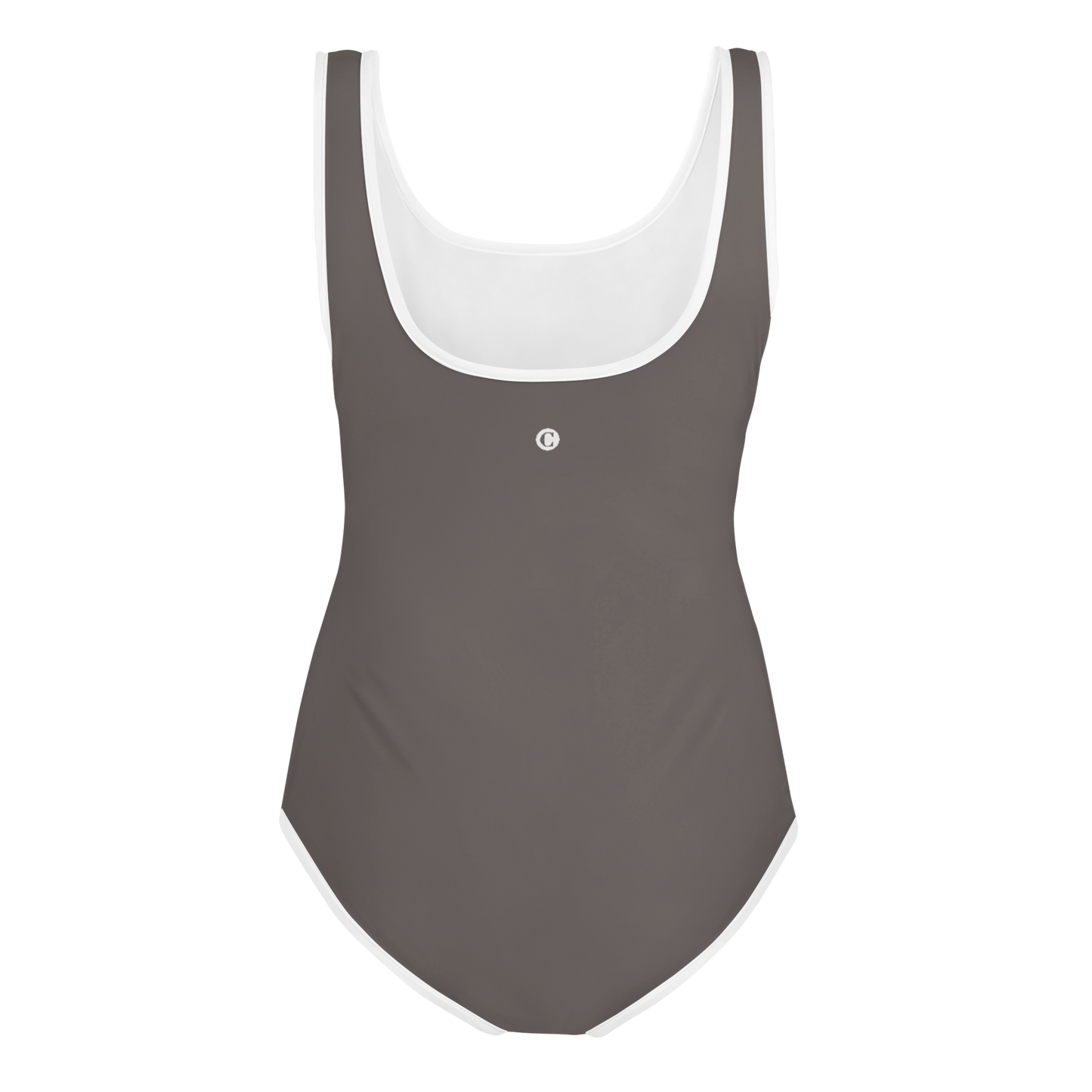 Michigan Upper Peninsula Youth Swimsuit (w/ UP Outline) | Warren Tank Grey