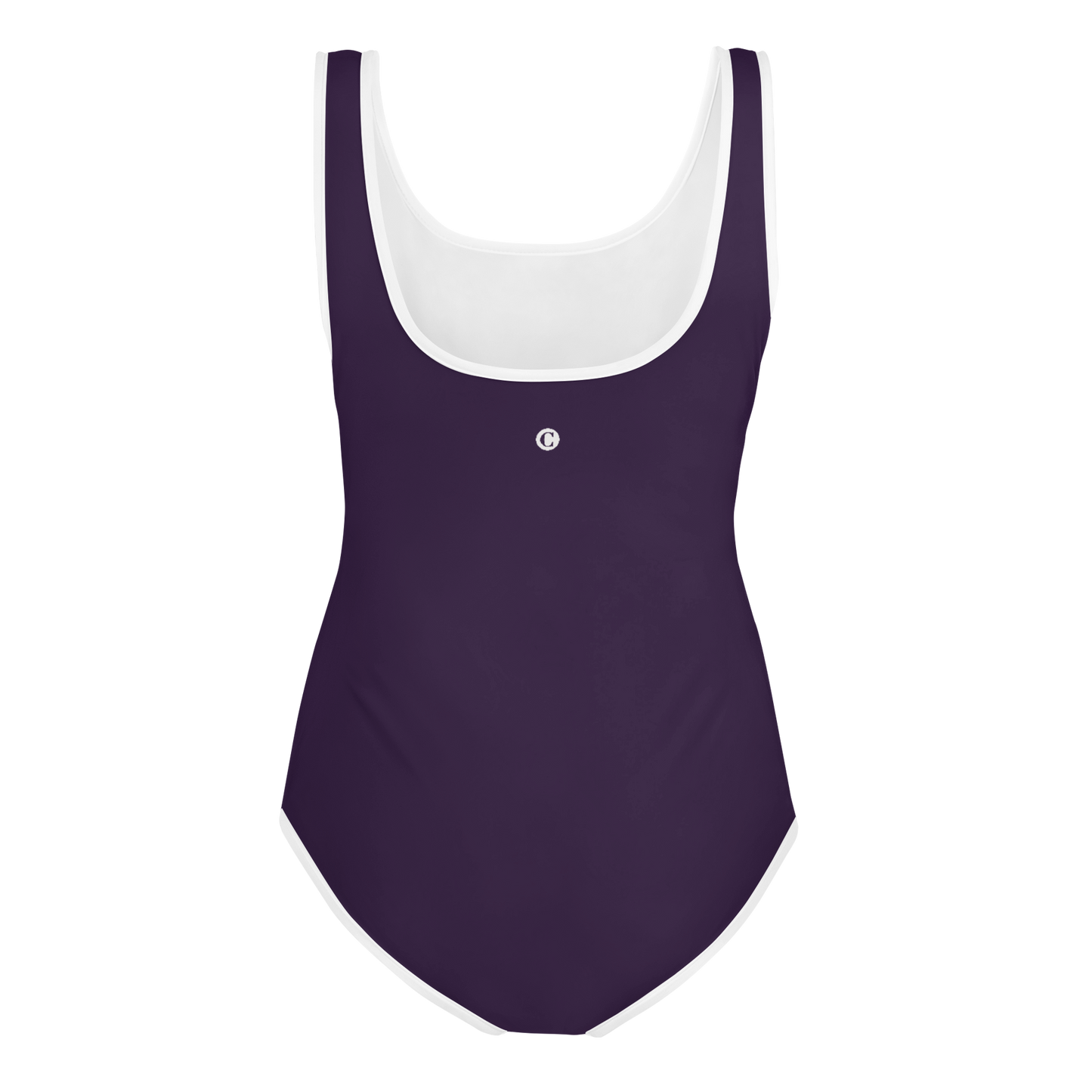 Michigan Upper Peninsula Youth Swimsuit (w/ UP Outline) | Blackcurrant