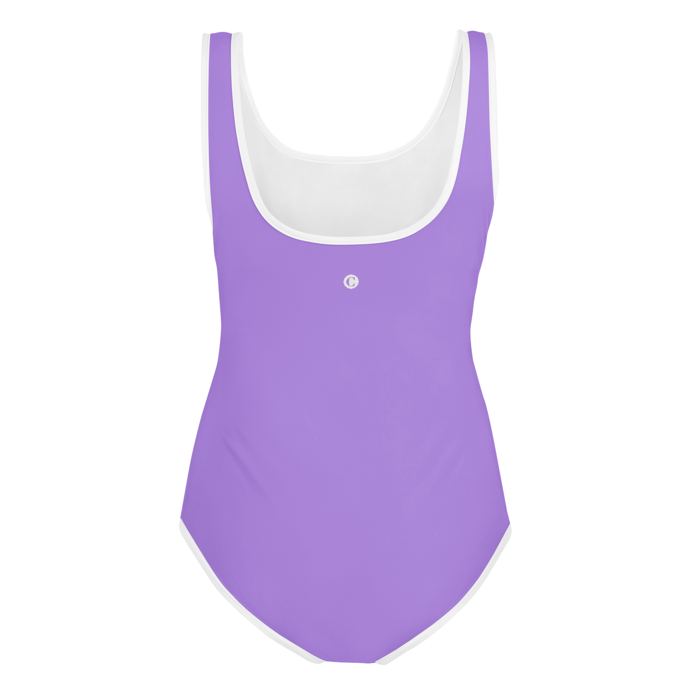 Michigan Upper Peninsula Youth Swimsuit (w/ UP Outline) | Lavender