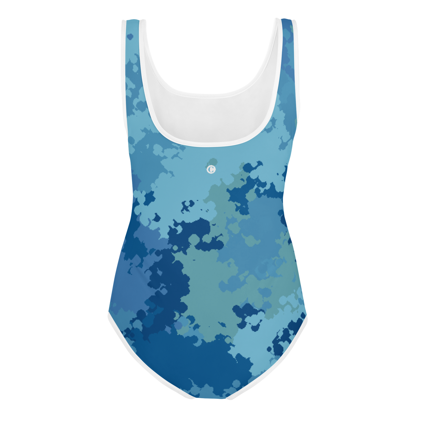 Michigan Upper Peninsula Youth Swimsuit (w/ UP Outline) | Great Lakes Camo