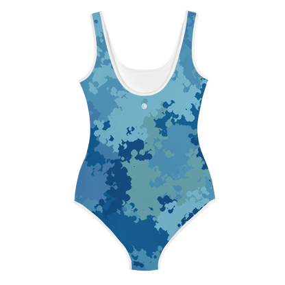 Michigan Upper Peninsula Youth Swimsuit (w/ UP Outline) | Great Lakes Camo