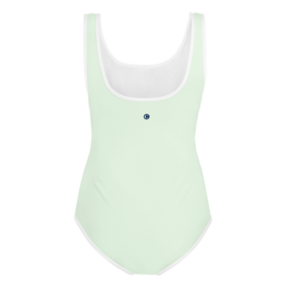 Michigan Upper Peninsula Youth Swimsuit (w/ UP Outline) | Dew Green