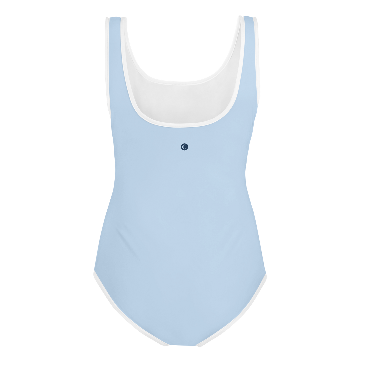 Michigan Upper Peninsula Youth Swimsuit (w/ UP Outline) | Light Blue