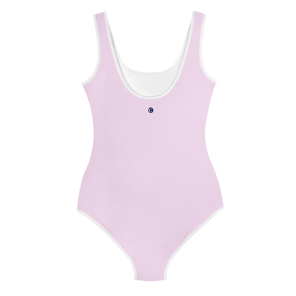 Michigan Upper Peninsula Youth Swimsuit (w/ UP Outline) | Pale Lavender