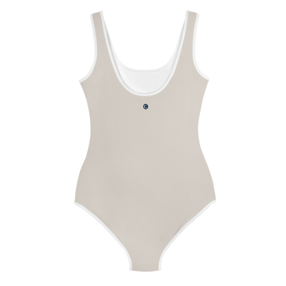 Michigan Upper Peninsula Youth Swimsuit (w/ UP Outline) | Canvas Color