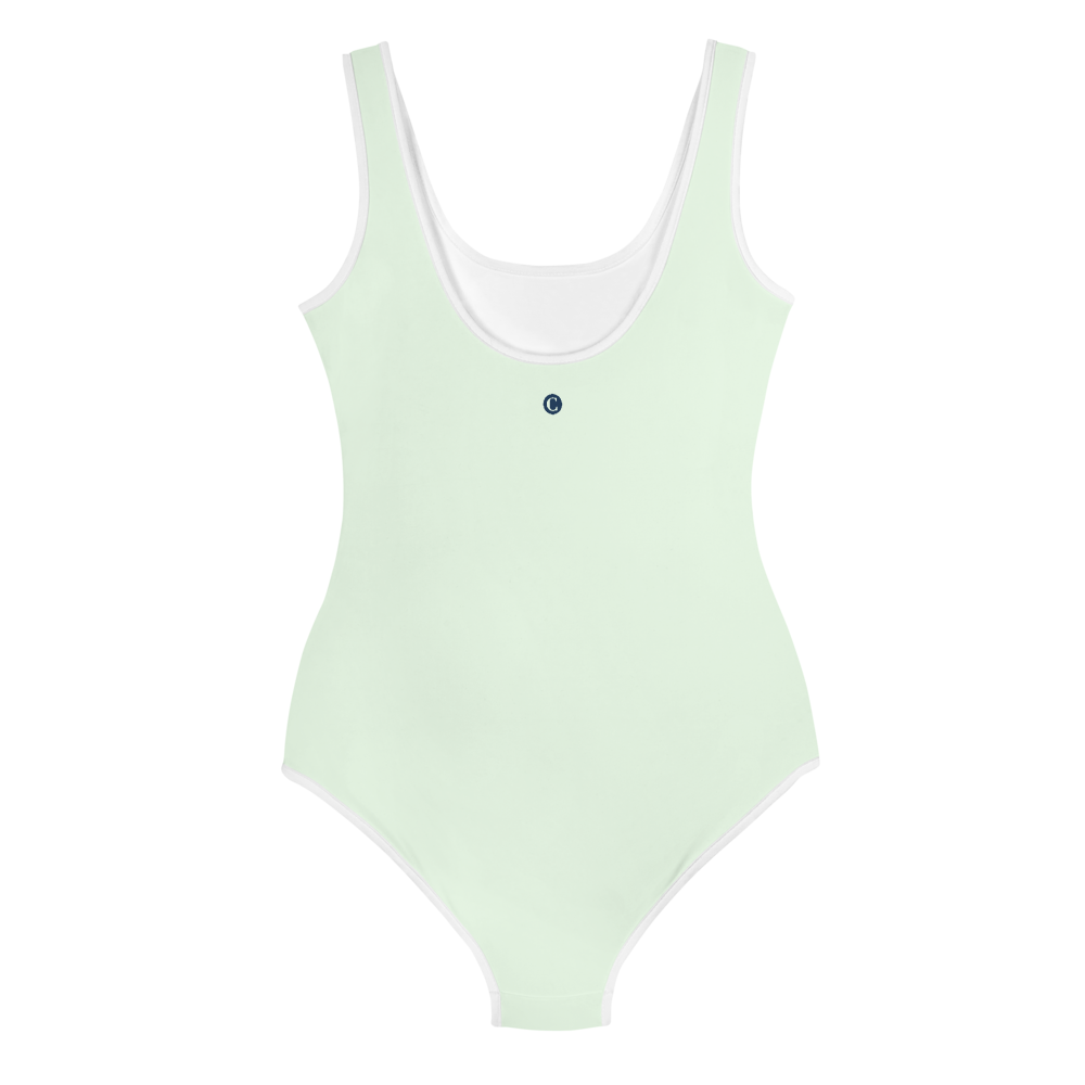 Michigan Upper Peninsula Youth Swimsuit (w/ UP Outline) | Dew Green