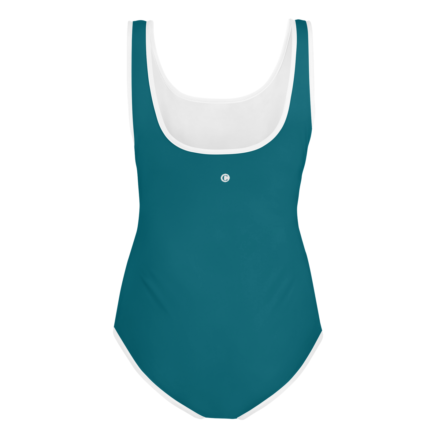 Michigan Upper Peninsula Youth Swimsuit (w/ UP Outline) | Auburn Hills Teal