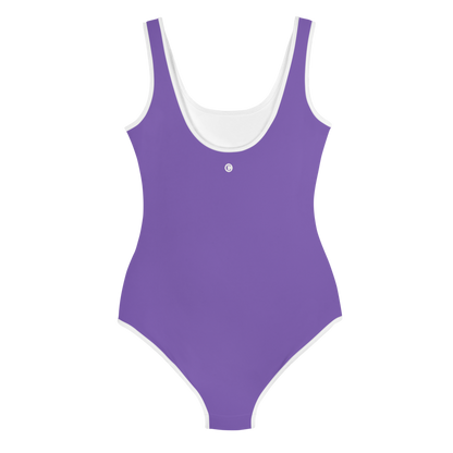 Michigan Upper Peninsula Youth Swimsuit (w/ UP Outline) | Lake Iris