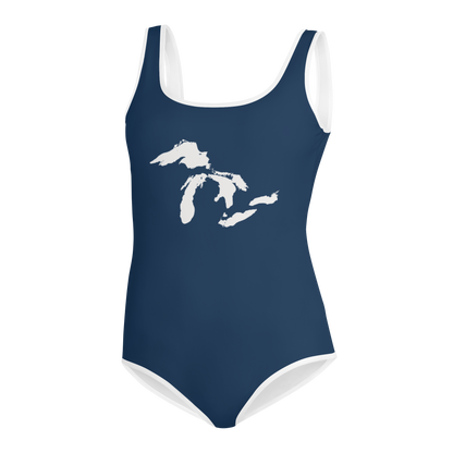 Great Lakes Youth Swimsuit | Navy