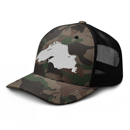 Lake Superior Camo Trucker Hat