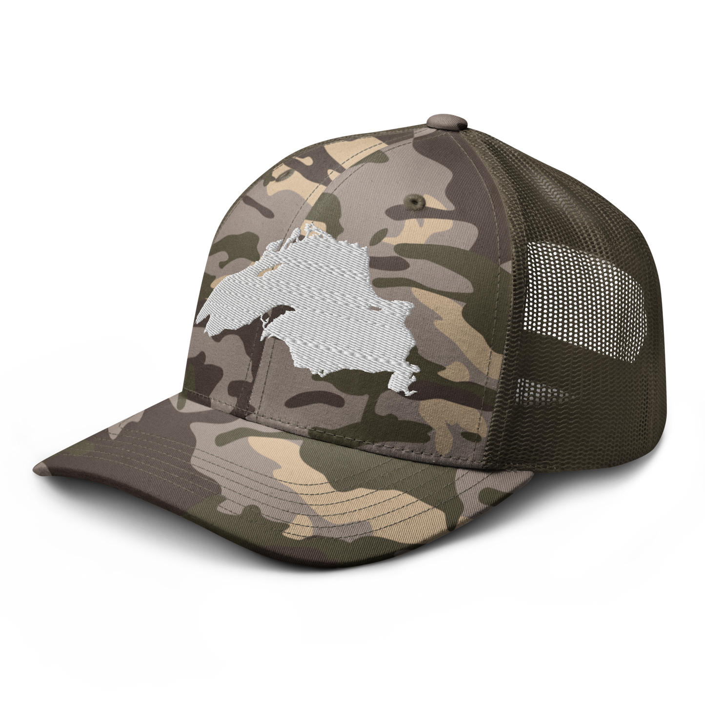 Lake Superior Camo Trucker Hat