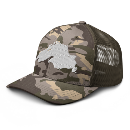 Lake Superior Camo Trucker Hat