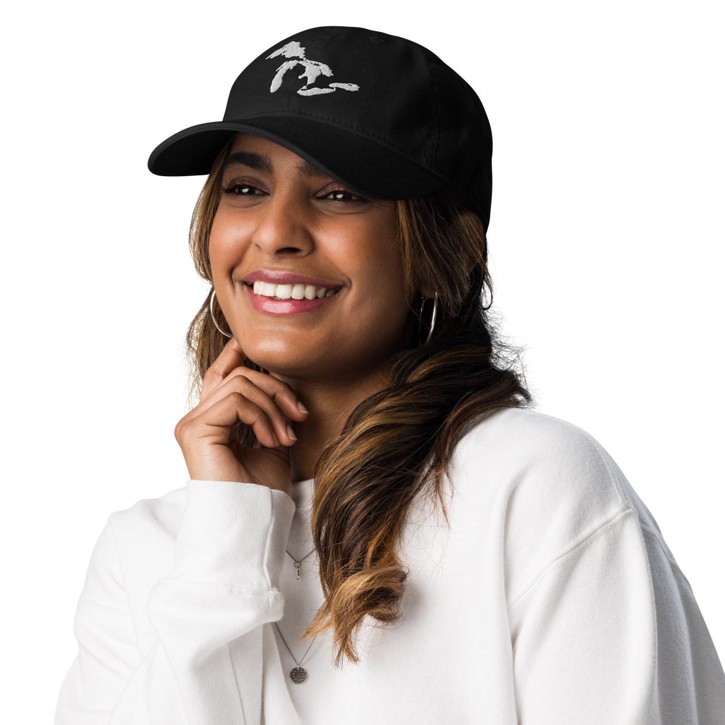 Great Lakes Dad Hat | by Champion® - White