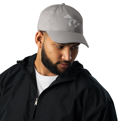 Great Lakes Dad Hat | by Champion® - White