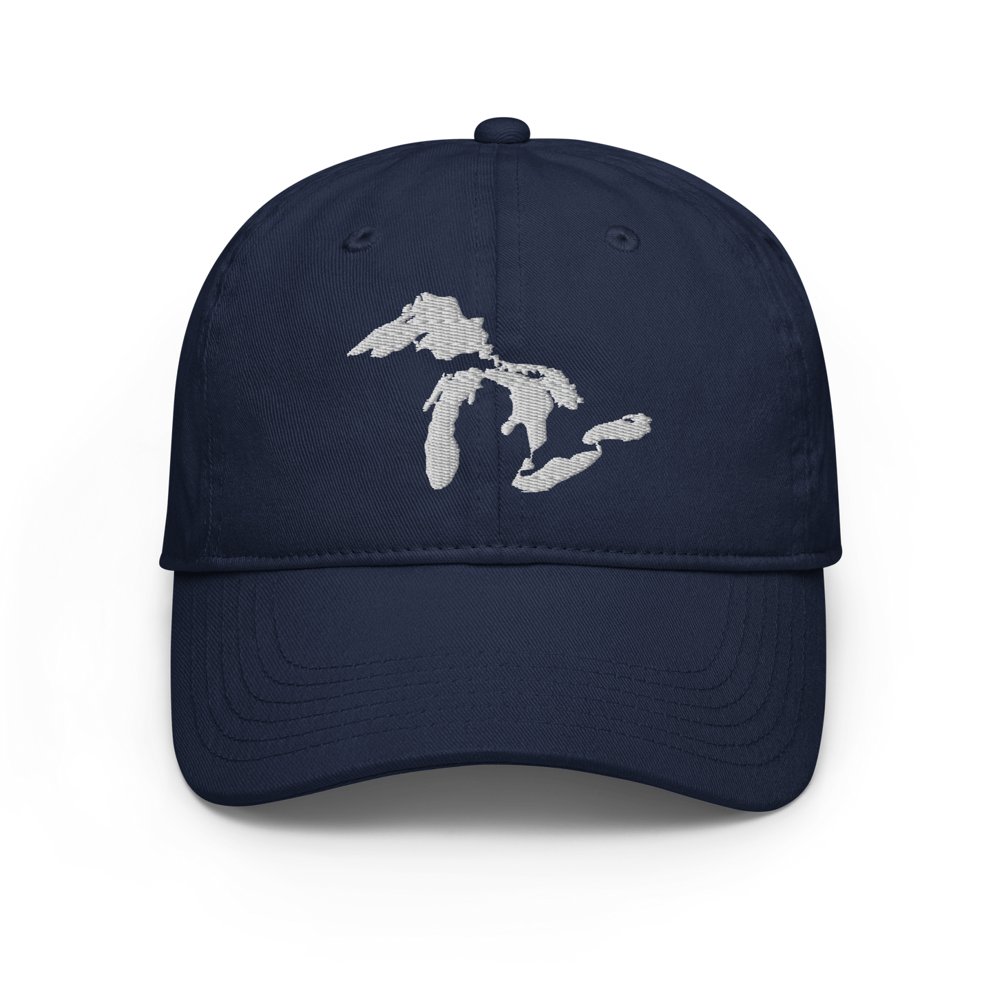 Great Lakes Dad Hat | by Champion® - White