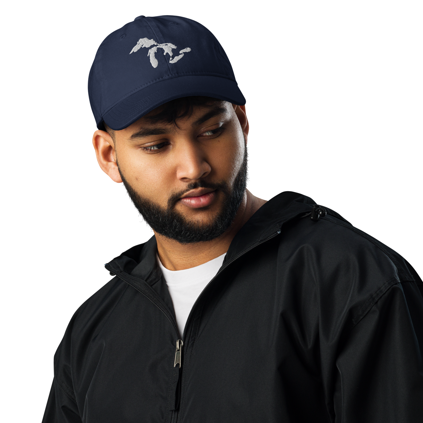 Great Lakes Dad Hat | by Champion® - White