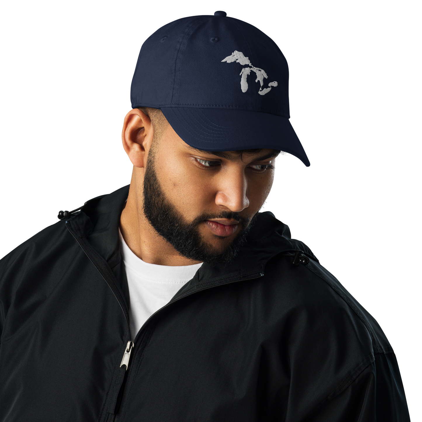 Great Lakes Dad Hat | by Champion® - White