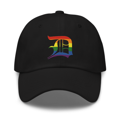 Detroit 'Old English D' Dad Hat (Rainbow Pride Edition)