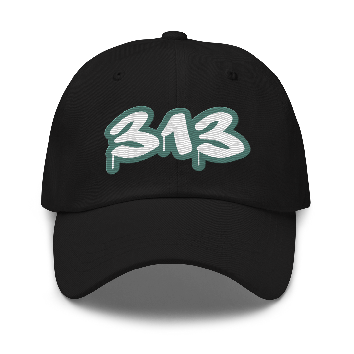 Detroit '313' Dad Hat (Copper Green Tag Font)