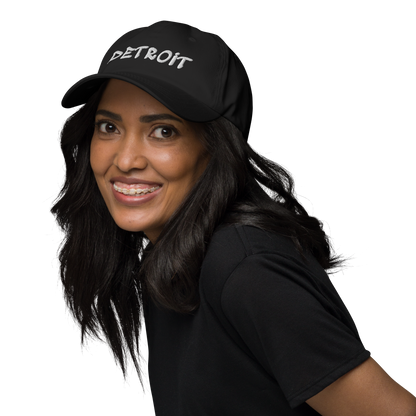 'Detroit' Dad Hat (Tag Font)