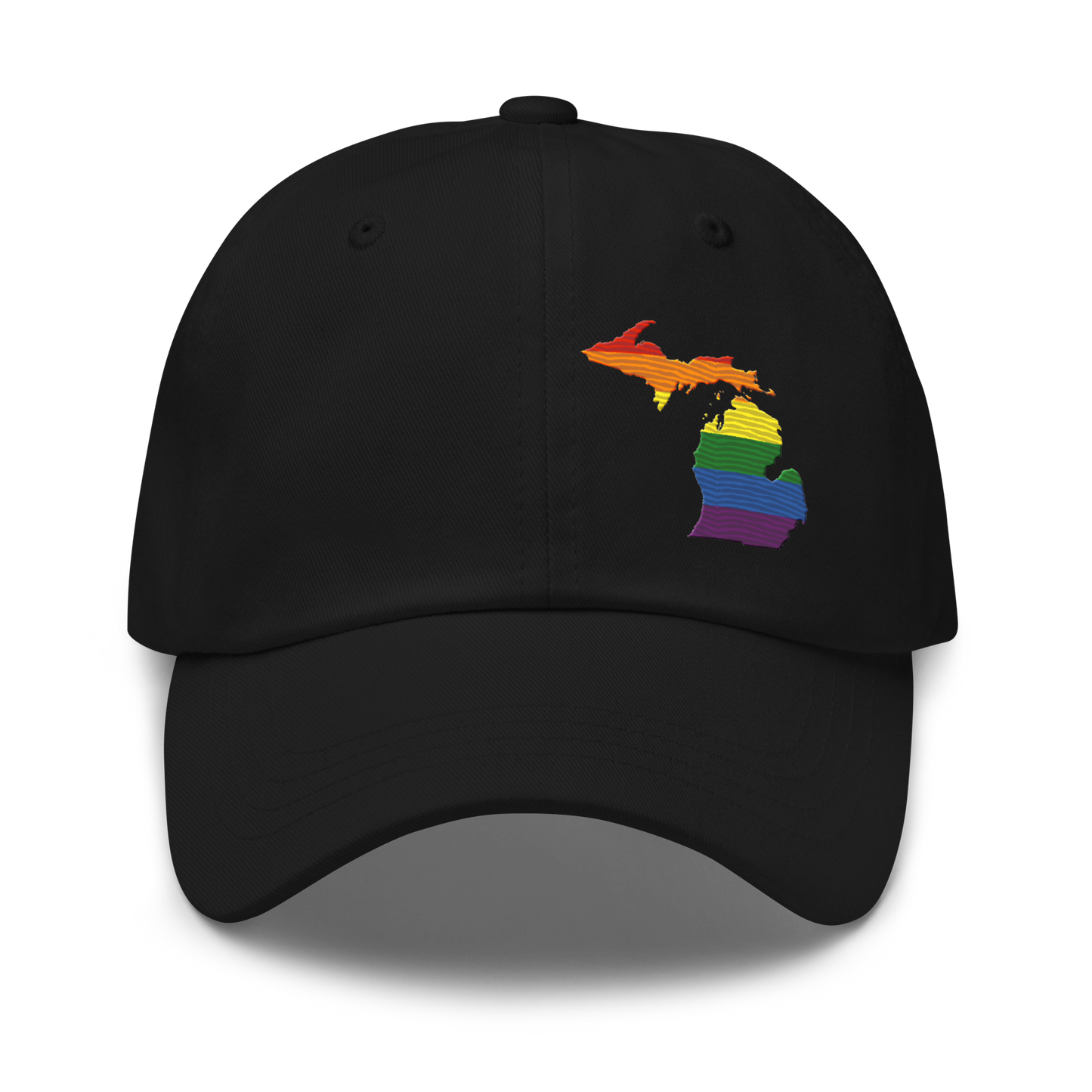 Michigan Dad Hat (Rainbow Pride Edition)