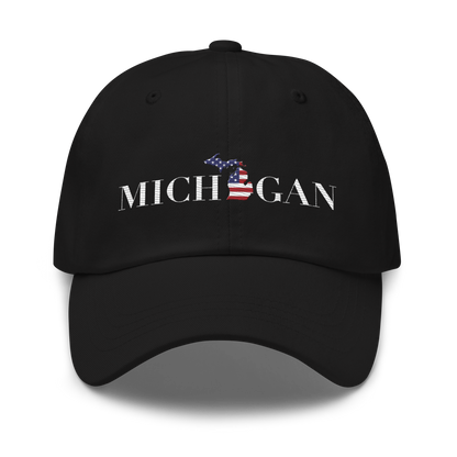 'Michigan' Dad Hat (Didone Patriotic Edition)